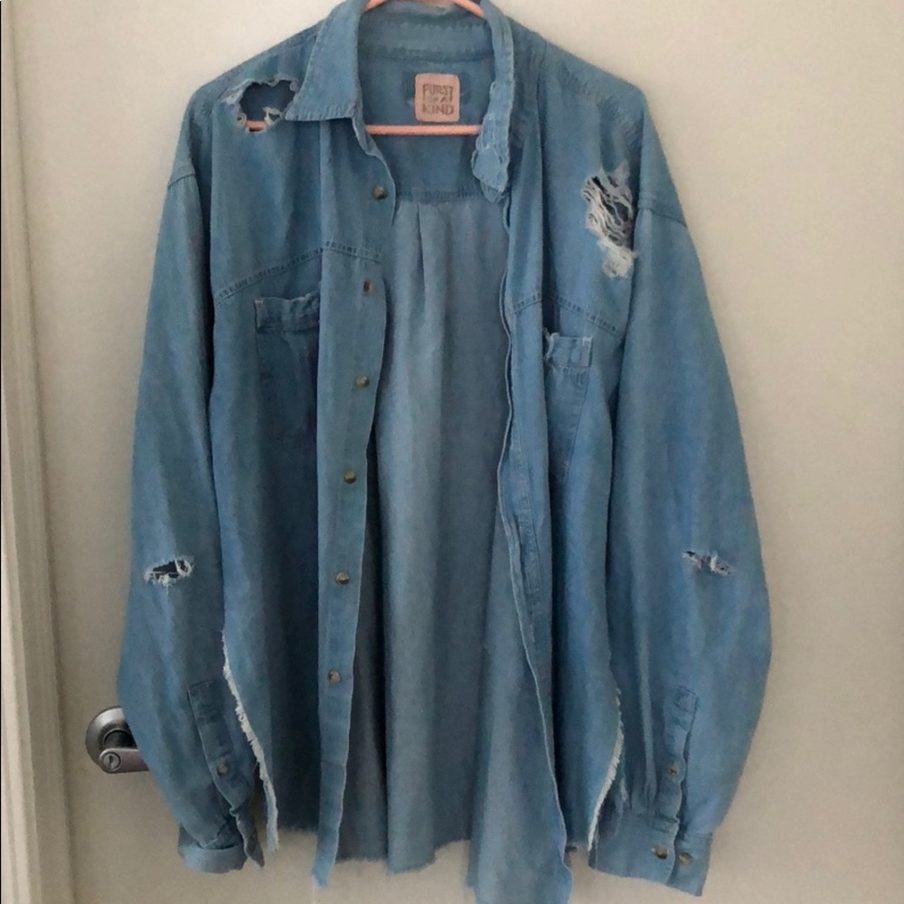 LF - Oversize Vintage Jean Jacket -NWOT